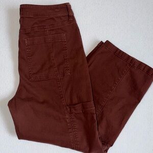 Rachel Rachel Roy Utility Wide Leg Cargo Denim Pants